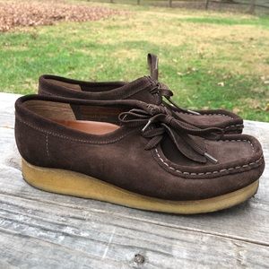 Clarks Brown Wallabees (Women, size 8.5)